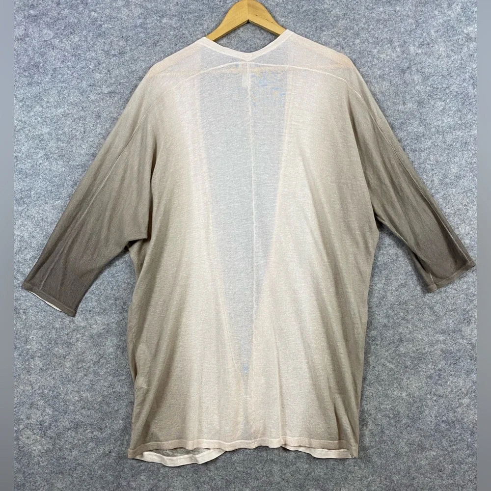 Chico’s Cardigan Sweater 2 Piece Set Size 2(L) Pale Pink‎ Brown Ombré Open Front